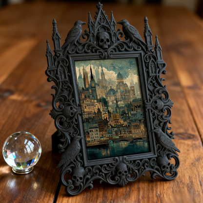 Quick-sellout Gothic Dark Frame | Halloween Haunted House Prop, Lightweight
