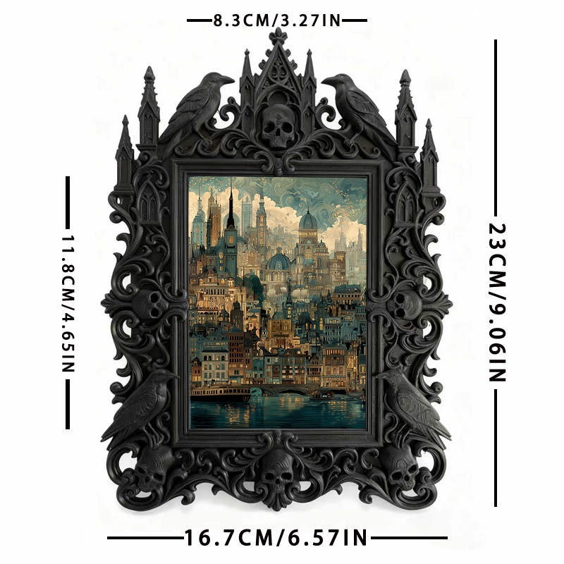 Quick-sellout Gothic Dark Frame | Halloween Haunted House Prop, Lightweight