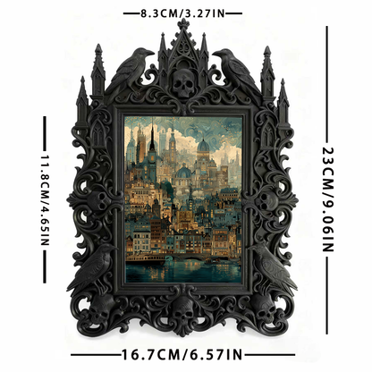 Quick-sellout Gothic Dark Frame | Halloween Haunted House Prop, Lightweight