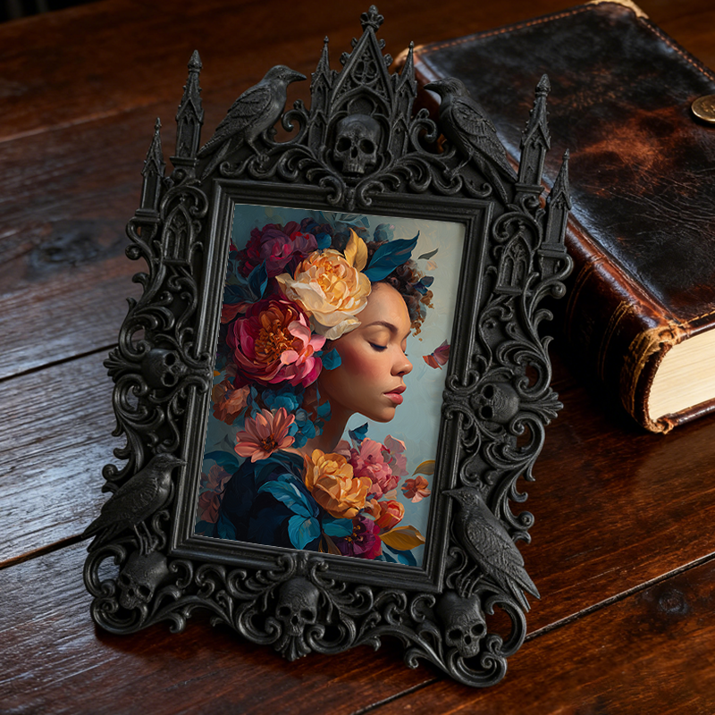 Shop-favorite Gothic Dark Frame | Witchy Tarot Party Decor, Durable