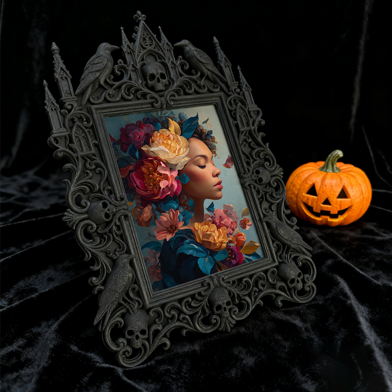Shop-favorite Gothic Dark Frame | Witchy Tarot Party Decor, Durable