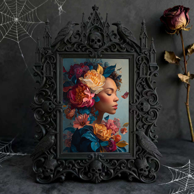 Shop-favorite Gothic Dark Frame | Witchy Tarot Party Decor, Durable