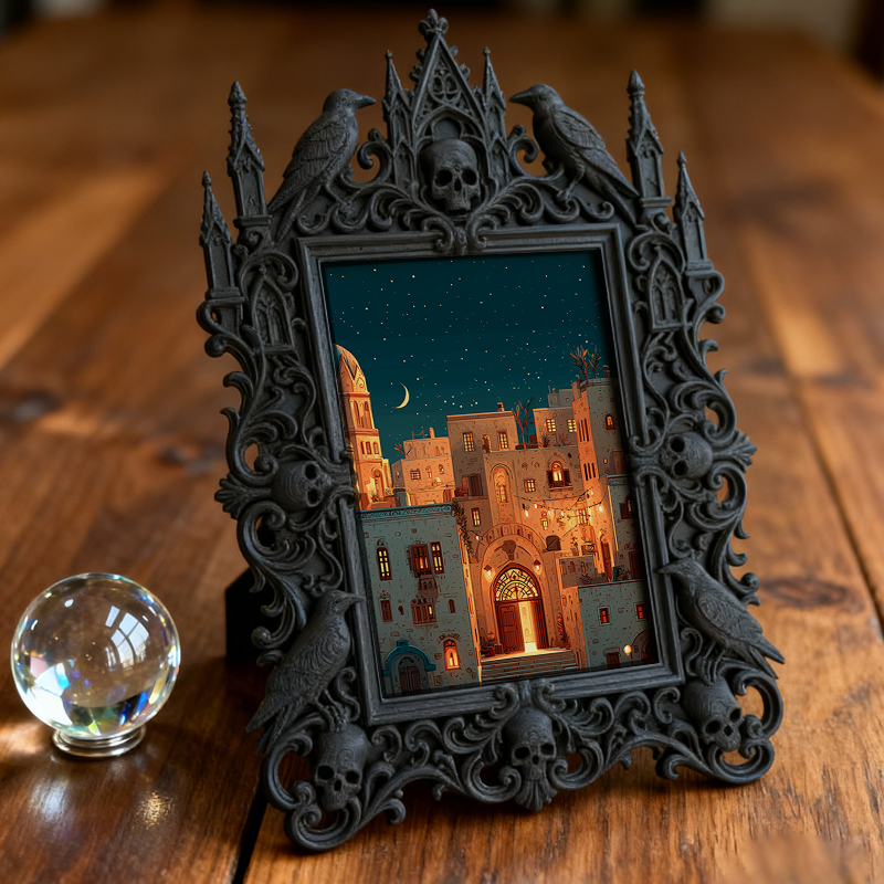Bestselling-hit Gothic Dark Frame | Werewolf Campfire Decor, Rustic
