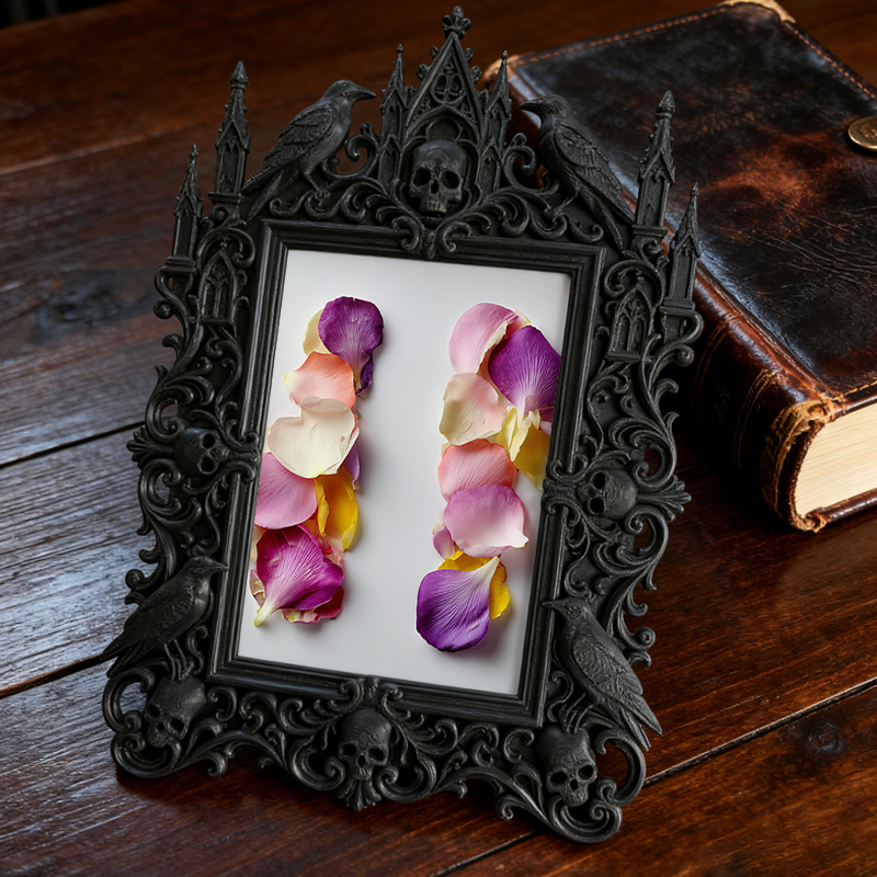 Trend-leading Gothic Dark Frame | Dark Academia Book Club Decor, Eco-friendly