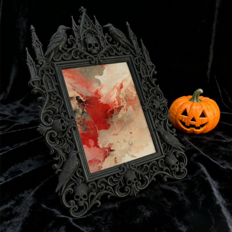 Limited-stock Gothic Dark Frame | Occult Astrology Shop Decor, Collectible