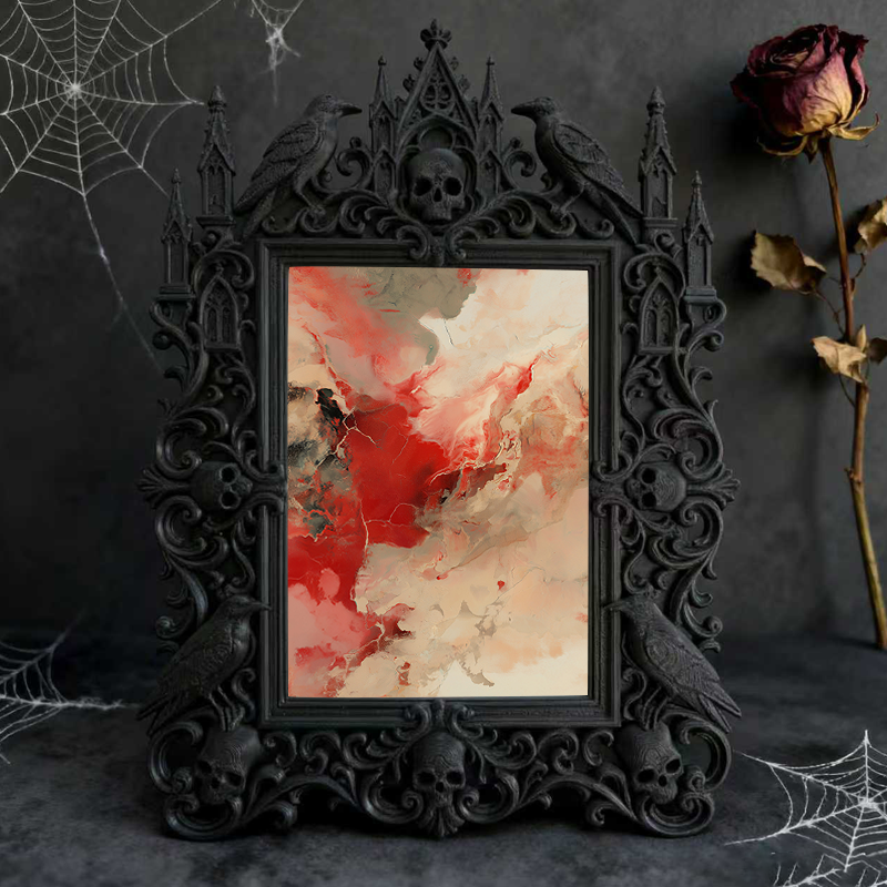 Limited-stock Gothic Dark Frame | Occult Astrology Shop Decor, Collectible