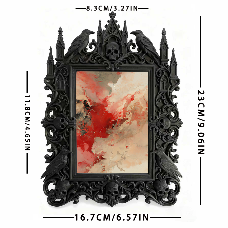 Limited-stock Gothic Dark Frame | Occult Astrology Shop Decor, Collectible