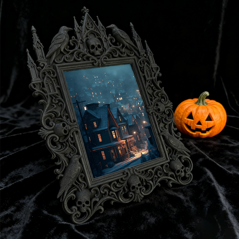 Sought-after Gothic Dark Frame | Vampire LARP Camp Decor, Portable