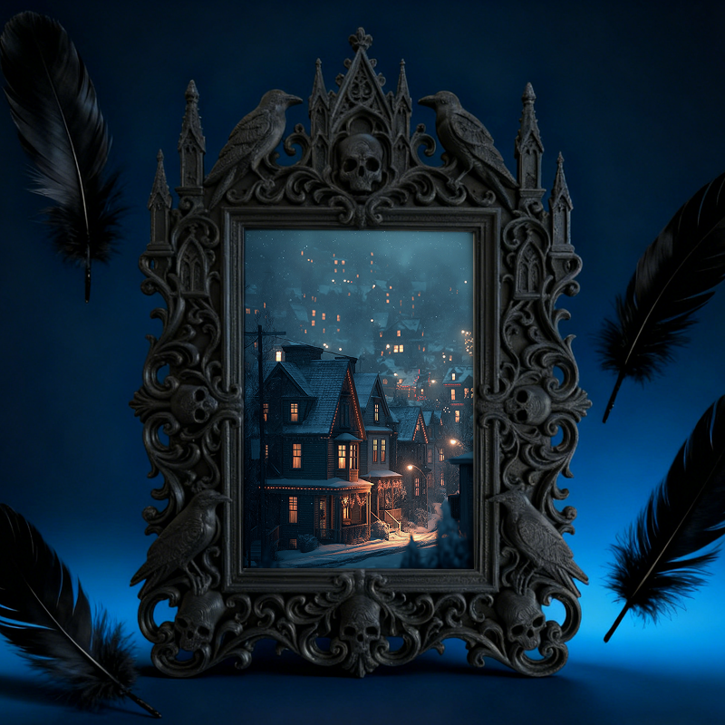 Sought-after Gothic Dark Frame | Vampire LARP Camp Decor, Portable
