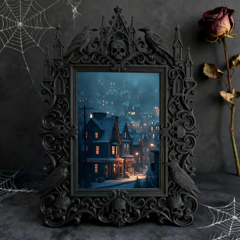 Sought-after Gothic Dark Frame | Vampire LARP Camp Decor, Portable