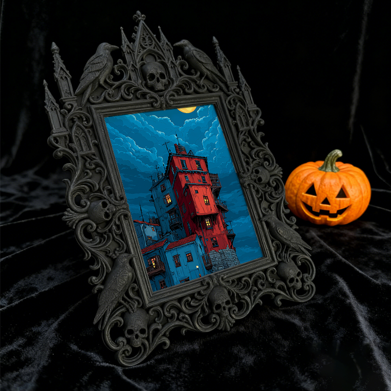 Insta-popular Gothic Dark Frame | Vampire Bedroom Decor, Lightweight