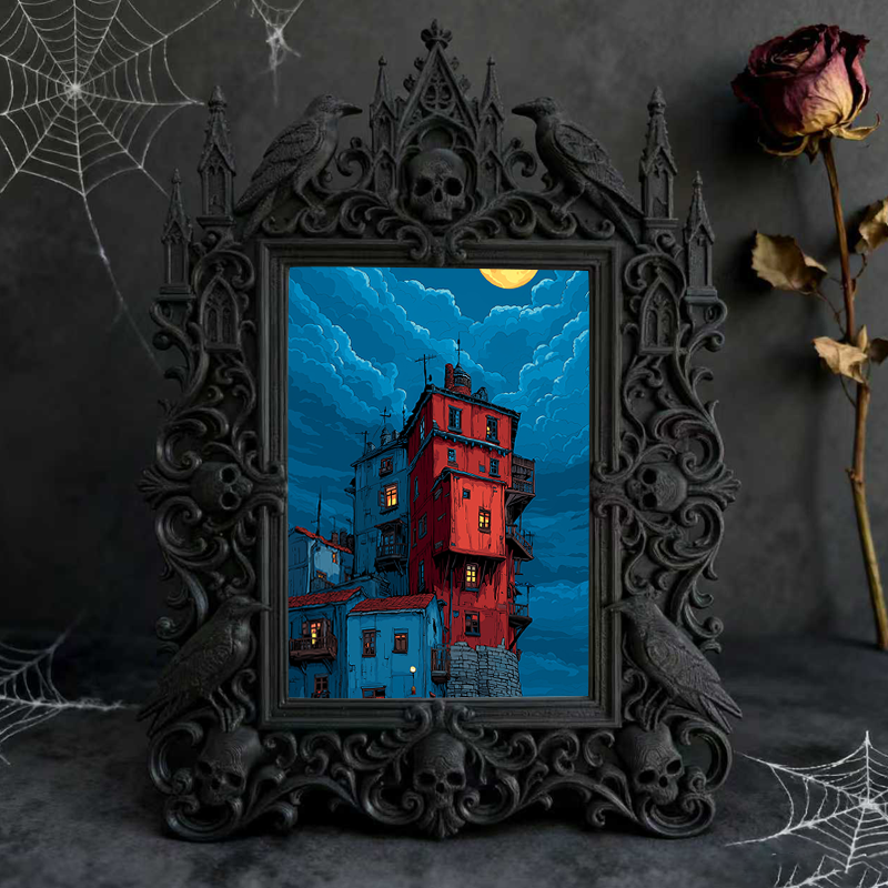 Insta-popular Gothic Dark Frame | Vampire Bedroom Decor, Lightweight