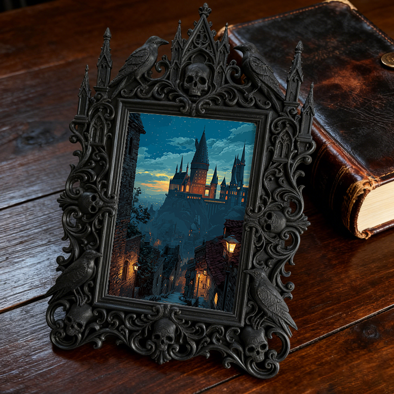 Shop-top-pick Gothic Dark Frame | Witchy Living Room Decor, Retro Plastic