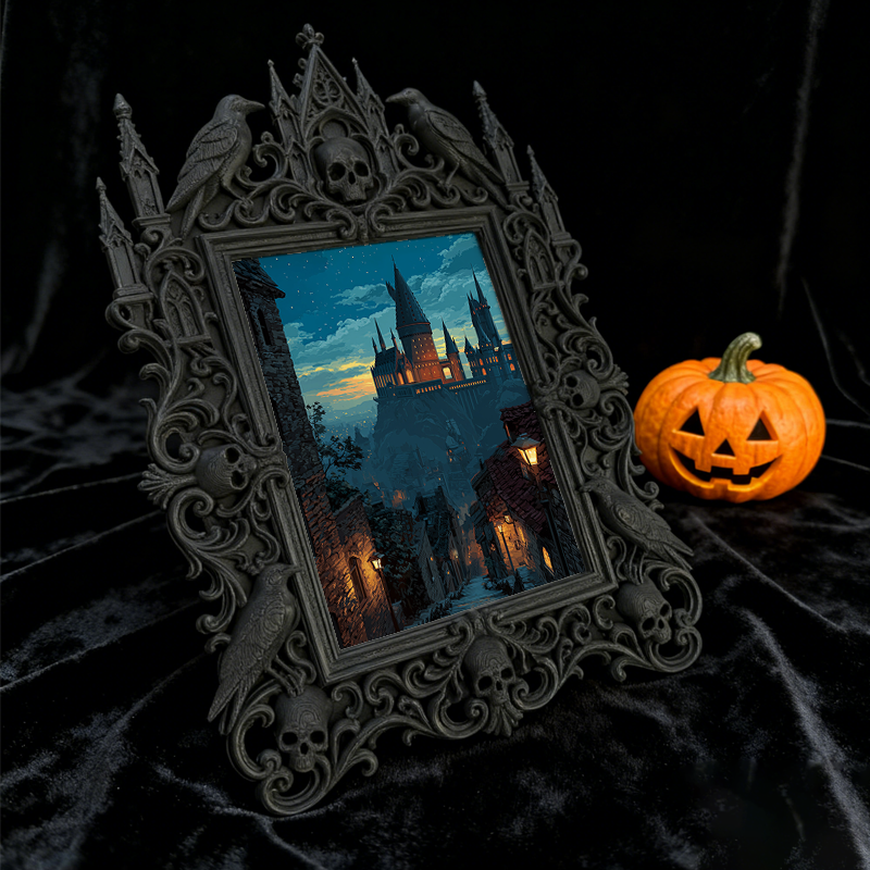 Shop-top-pick Gothic Dark Frame | Witchy Living Room Decor, Retro Plastic