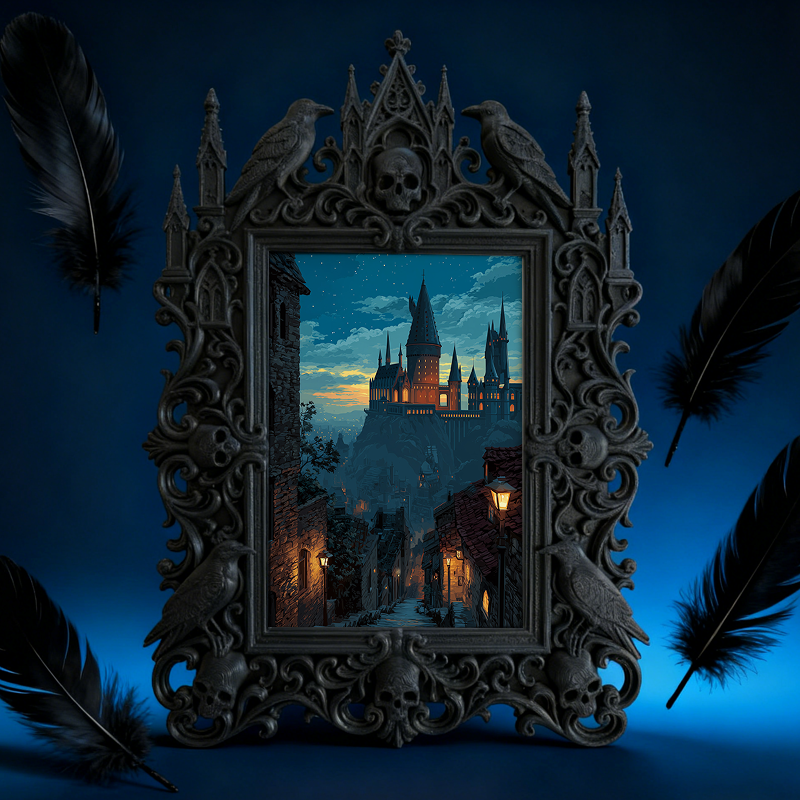 Shop-top-pick Gothic Dark Frame | Witchy Living Room Decor, Retro Plastic
