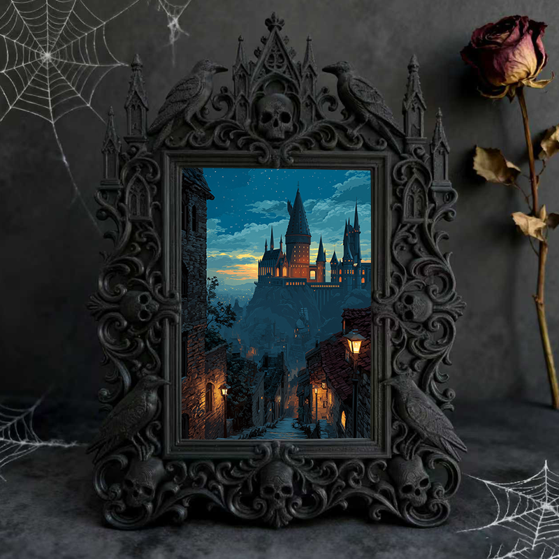 Shop-top-pick Gothic Dark Frame | Witchy Living Room Decor, Retro Plastic