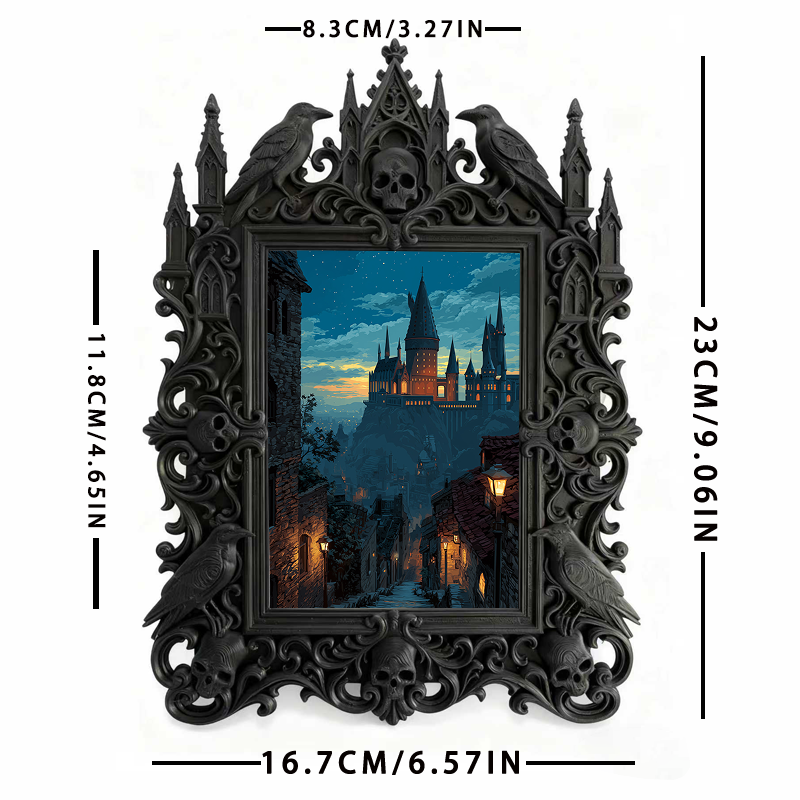 Shop-top-pick Gothic Dark Frame | Witchy Living Room Decor, Retro Plastic