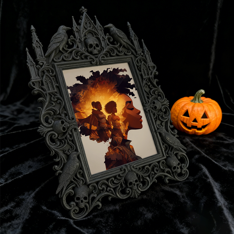 Bestselling-essential Gothic Dark Frame | Gothic Basement Decor, Scratch-resistant