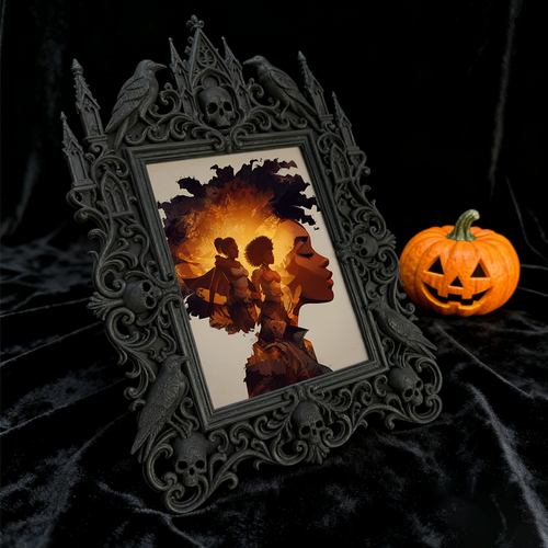 Bestselling-essential Gothic Dark Frame | Gothic Basement Decor, Scratch-resistant