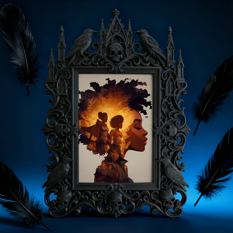 Bestselling-essential Gothic Dark Frame | Gothic Basement Decor, Scratch-resistant