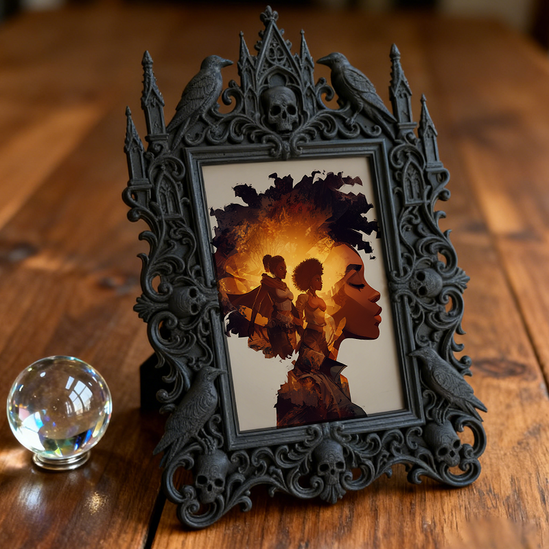Bestselling-essential Gothic Dark Frame | Gothic Basement Decor, Scratch-resistant