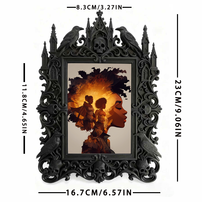 Bestselling-essential Gothic Dark Frame | Gothic Basement Decor, Scratch-resistant