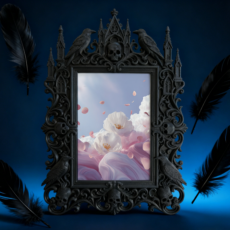 Must-snag Gothic Dark Frame | Werewolf Cabin Decor, Sturdy