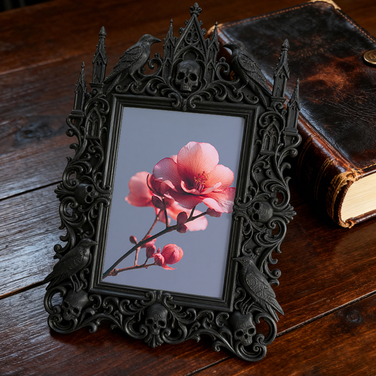 5-star-hit Gothic Dark Frame | Occult Home Altar Decor, Collectible