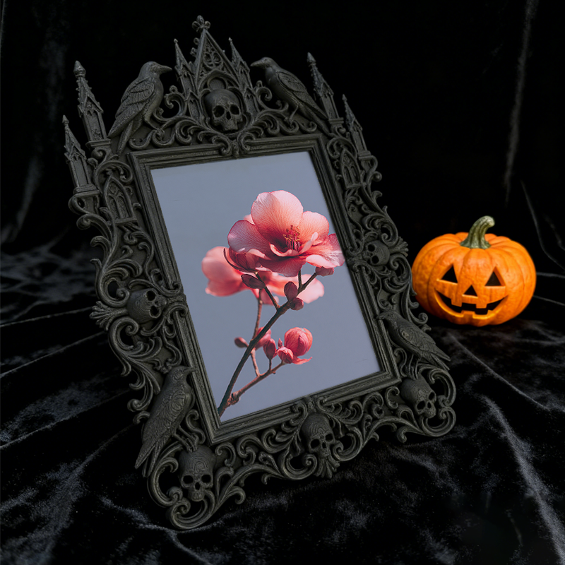 5-star-hit Gothic Dark Frame | Occult Home Altar Decor, Collectible