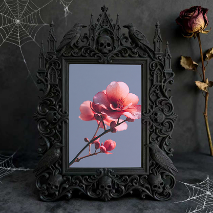 5-star-hit Gothic Dark Frame | Occult Home Altar Decor, Collectible