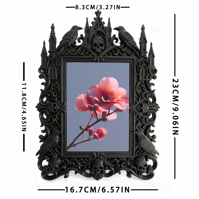 5-star-hit Gothic Dark Frame | Occult Home Altar Decor, Collectible