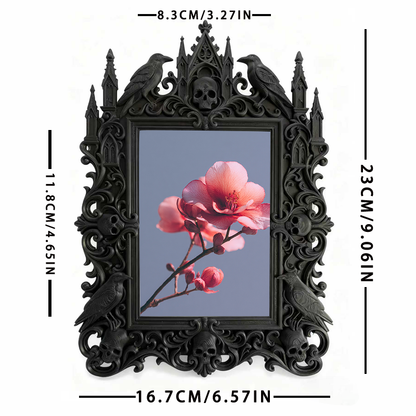 5-star-hit Gothic Dark Frame | Occult Home Altar Decor, Collectible