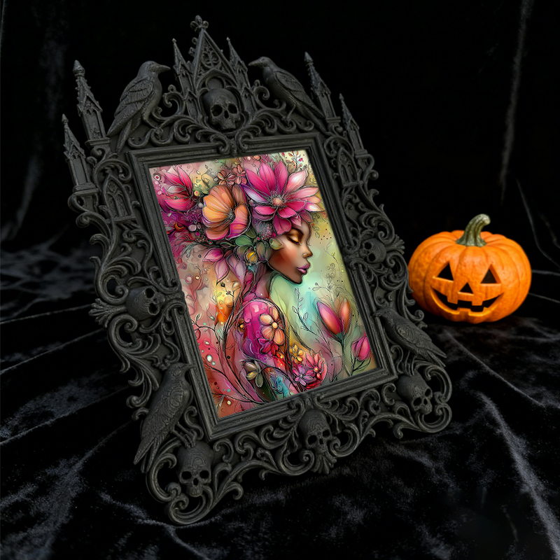 Exclusive-stock Gothic Dark Frame | Gothic Rooftop Decor, Rustic
