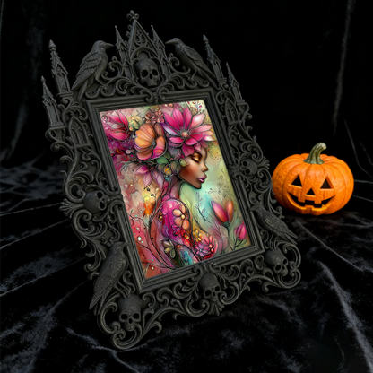 Exclusive-stock Gothic Dark Frame | Gothic Rooftop Decor, Rustic