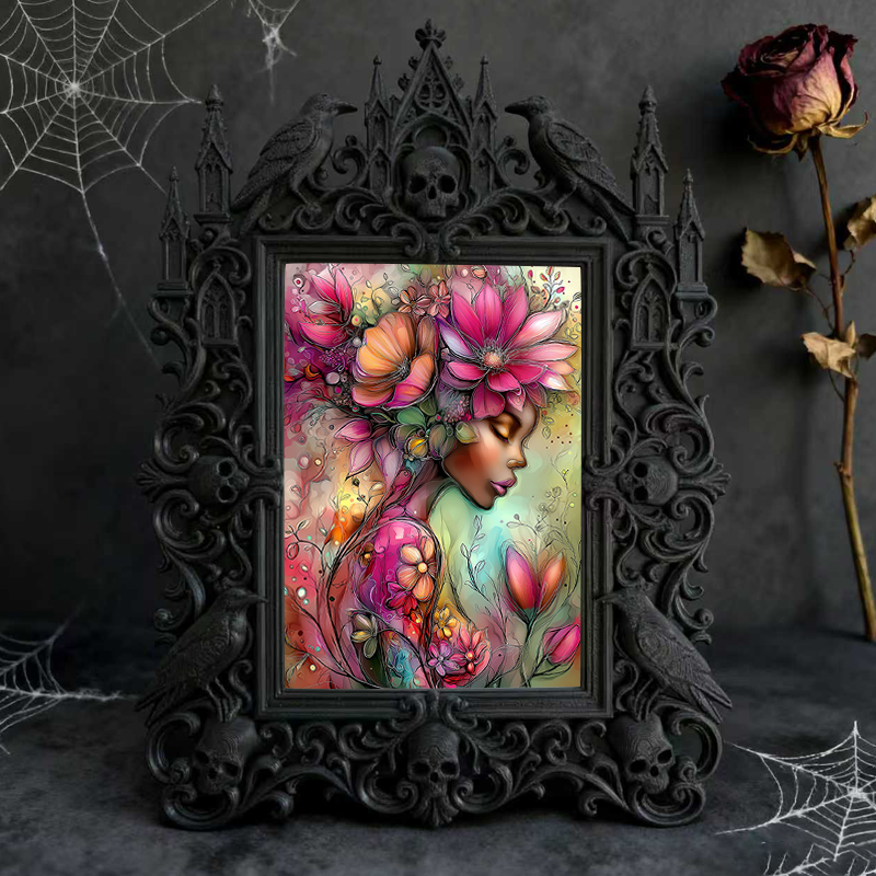 Exclusive-stock Gothic Dark Frame | Gothic Rooftop Decor, Rustic