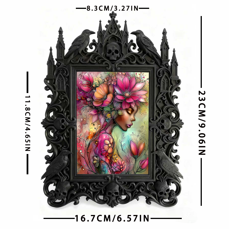 Exclusive-stock Gothic Dark Frame | Gothic Rooftop Decor, Rustic