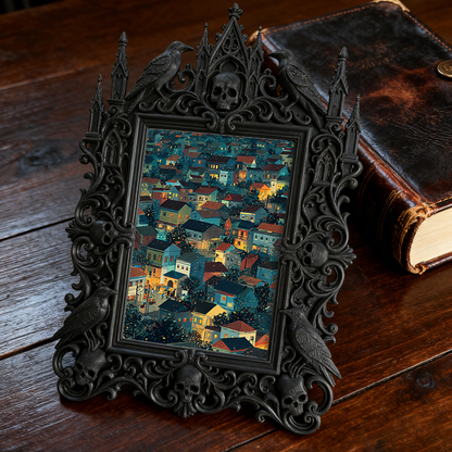 Rare-find Gothic Dark Frame | Gothic Kids’ Room Decor, High-gloss