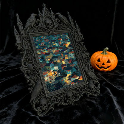 Rare-find Gothic Dark Frame | Gothic Kids’ Room Decor, High-gloss