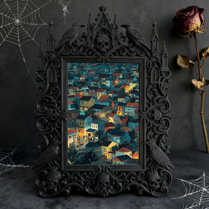 Rare-find Gothic Dark Frame | Gothic Kids’ Room Decor, High-gloss