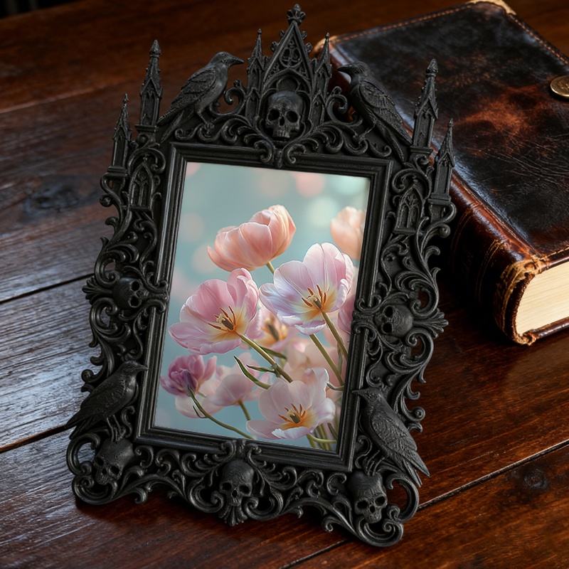 Customer-approved Gothic Dark Frame | Dark Academia Bookcase Decor, Practical