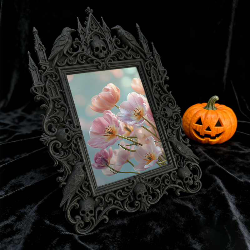 Customer-approved Gothic Dark Frame | Dark Academia Bookcase Decor, Practical