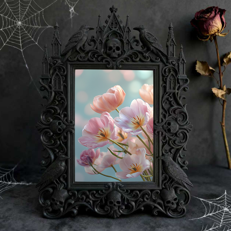 Customer-approved Gothic Dark Frame | Dark Academia Bookcase Decor, Practical