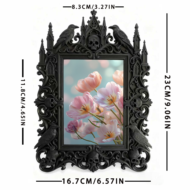 Customer-approved Gothic Dark Frame | Dark Academia Bookcase Decor, Practical