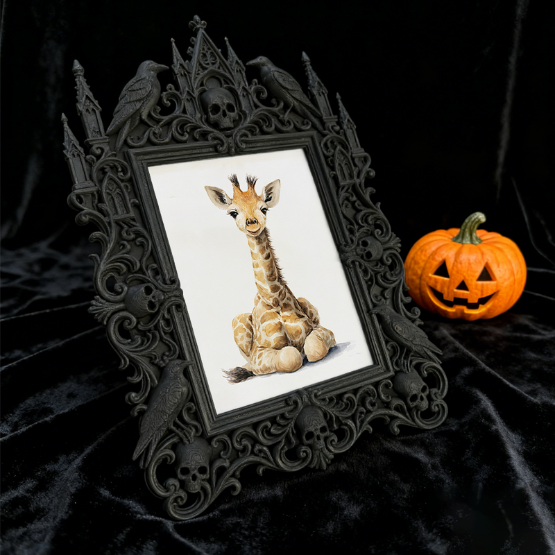Luxe-dark-chic Gothic Dark Frame | Vampire LARP Bedroom Decor, Artistic