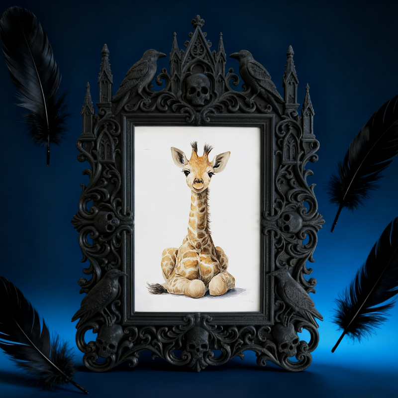 Luxe-dark-chic Gothic Dark Frame | Vampire LARP Bedroom Decor, Artistic