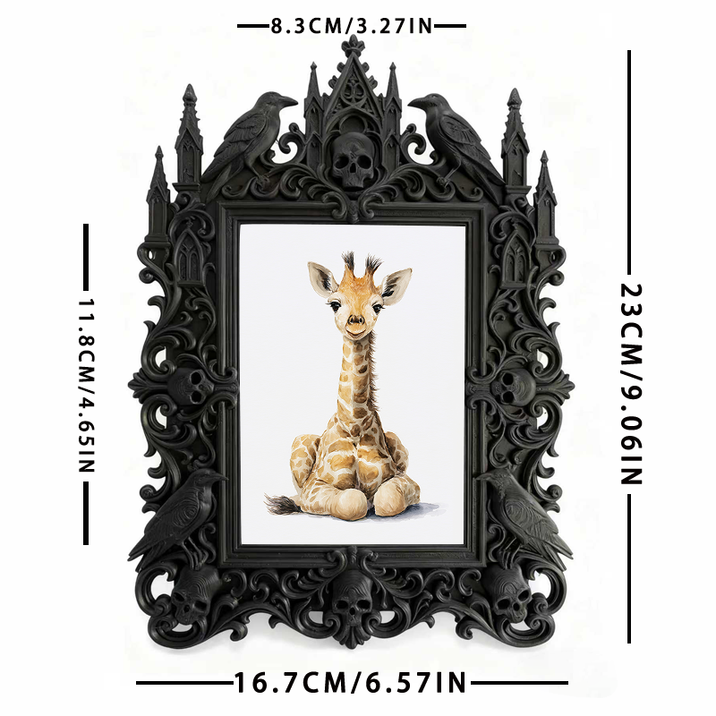 Luxe-dark-chic Gothic Dark Frame | Vampire LARP Bedroom Decor, Artistic