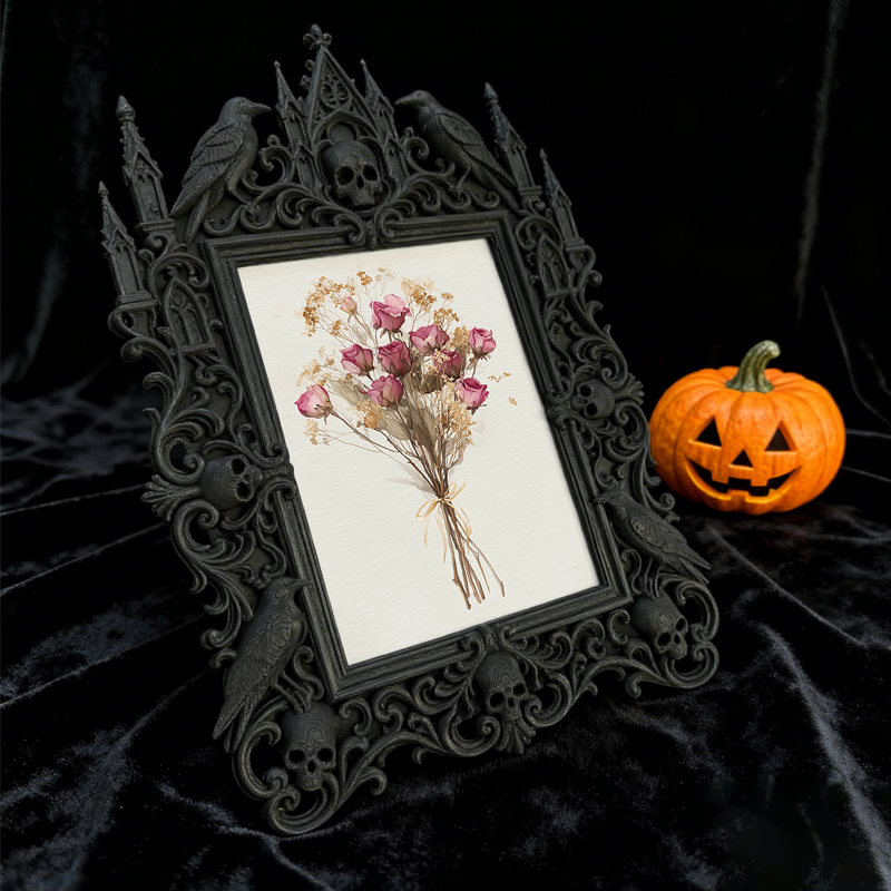 Hard-to-get Gothic Dark Frame | Witchy Kitchen Decor, Portable