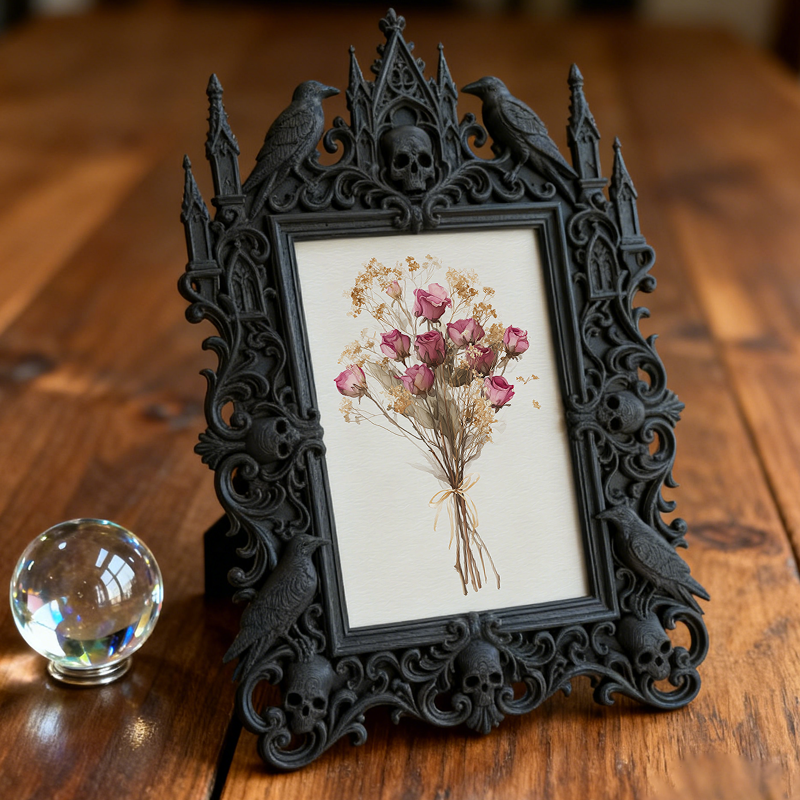 Hard-to-get Gothic Dark Frame | Witchy Kitchen Decor, Portable