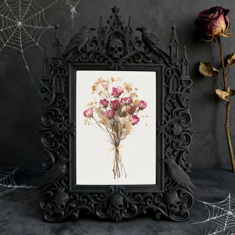 Hard-to-get Gothic Dark Frame | Witchy Kitchen Decor, Portable