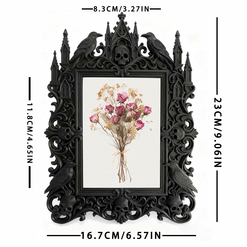 Hard-to-get Gothic Dark Frame | Witchy Kitchen Decor, Portable